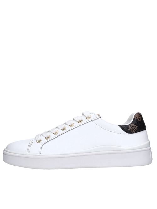 Leather sneakers GUESS | FL7BNNLEA12BIANCO-NERO