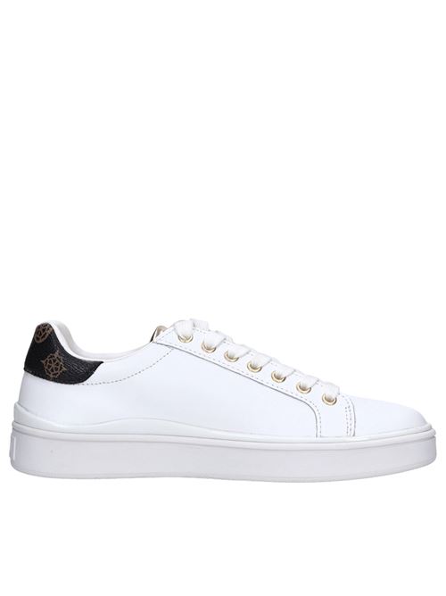 Sneakers in pelle GUESS | FL7BNNLEA12BIANCO-NERO