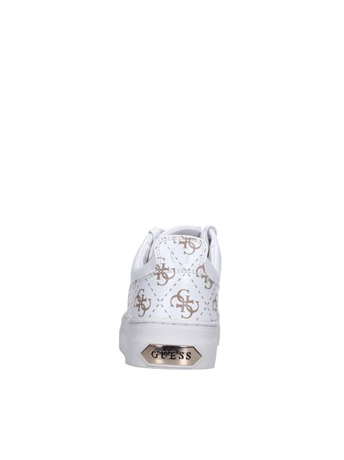 Sneakers in ecopelle GUESS | FL7GNLELE12BIANCO-BEIGE