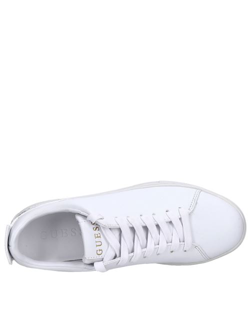 Sneakers in ecopelle GUESS | FL7GNLELE12BIANCO-BEIGE
