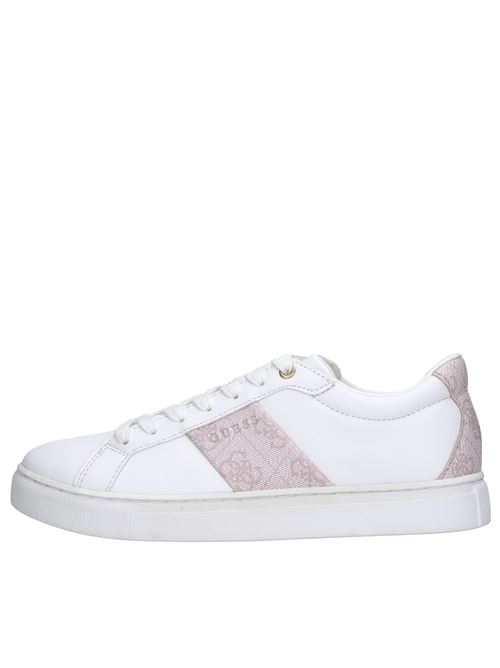 Sneakers in ecopelle GUESS | FL7TODELE12BIANCO-ROSA