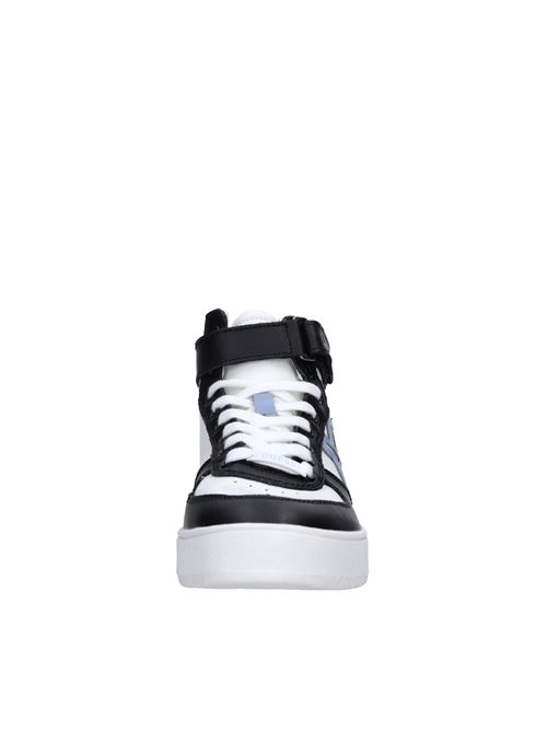 Sneakers in pelle GUESS | FL7VYVLEA12BIANCO-NERO