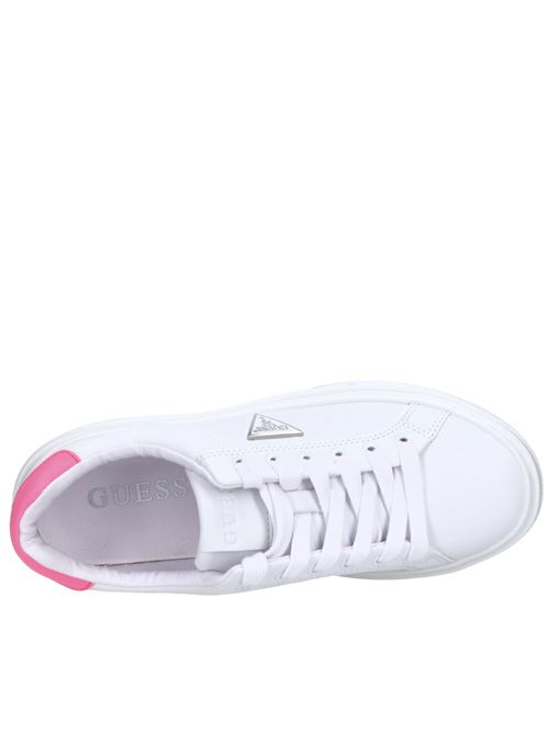 Sneakers in ecopelle GUESS | FLGAMAELE12BIANCO-ROSA