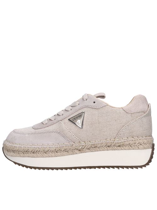 Sneakers in pelle e tessuto GUESS | FLGSTEFAB12BEIGE