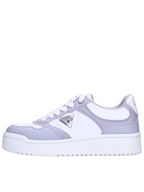 Sneakers in ecopelle GUESS | FLJMR4ELE12BIANCO-LILLA