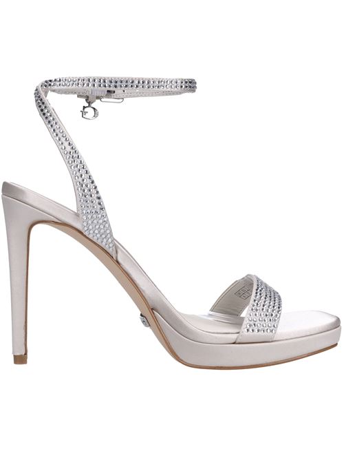 Sandali in raso e strass GUESS | FLJZACSAT03GRIGIO