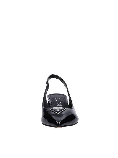 Leather slingback pumps GUESS | FLPZANPAT05NERO