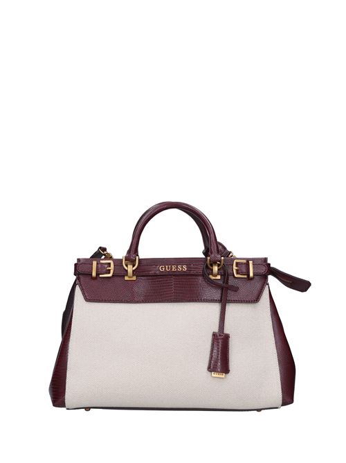 Borsa in ecopelle e tessuto GUESS | HWAB8985060PNATURALE