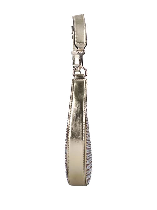 Borsa in ecopelle tessuto e strass GUESS | HWIG920501ORO