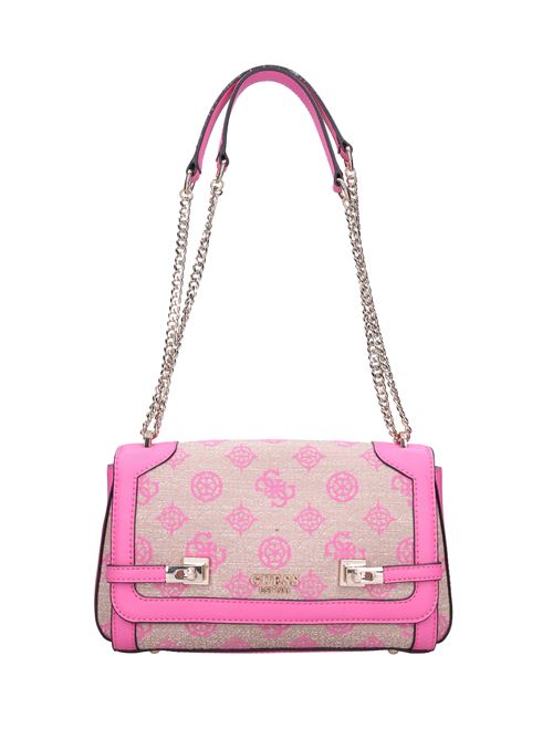 Borsa in tessuto ed ecopelle GUESS | HWJG922621ROSA