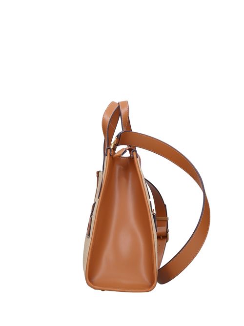Borsa in ecopelle e rafia GUESS | HWWA919822COGNAC