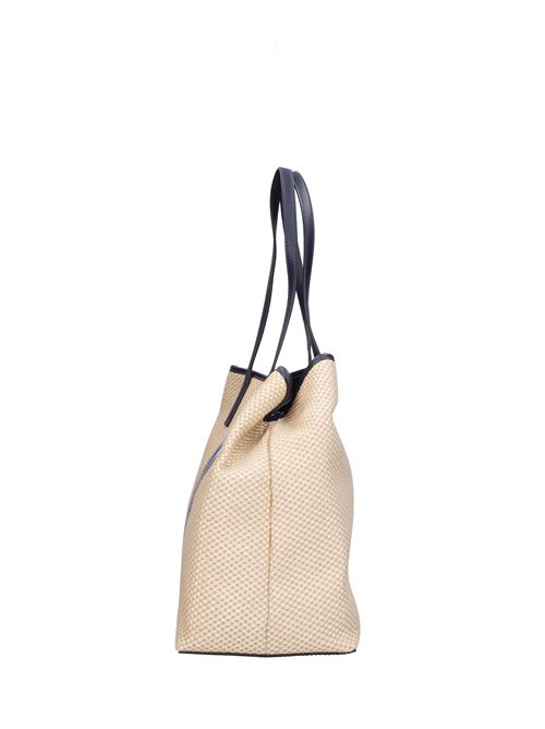 Borsa in ecopelle e rafia GUESS | HWWS699524NAVY