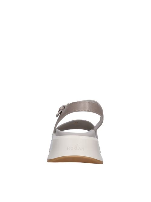 Leather sandals HOGAN | HXW5980EB50KY3M024BEIGE