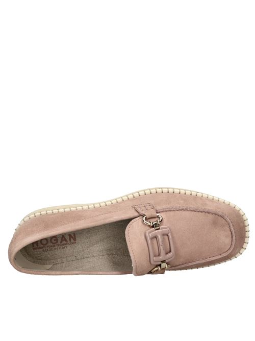 Mocassini in camoscio HOGAN | HXW6420EW40CR0M016ROSA