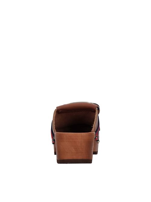 Sabot in pelle JEJIA | JDPS23FO01036438MARRONE-BLU-ROSSO