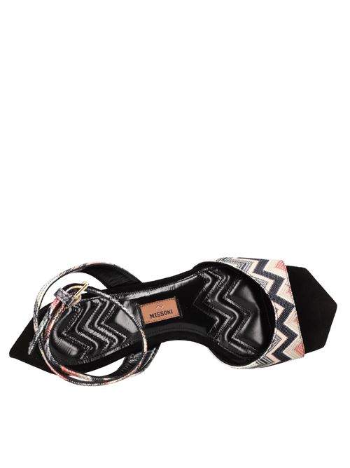 Zigzag fabric wedges MISSONI | M20_003NERO-MULTICOLOR