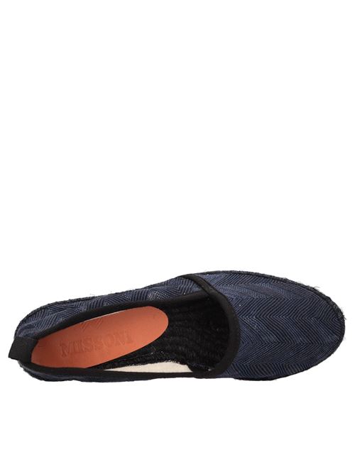 Espadrillas in tessuto zig zag MISSONI | M26_003BLU