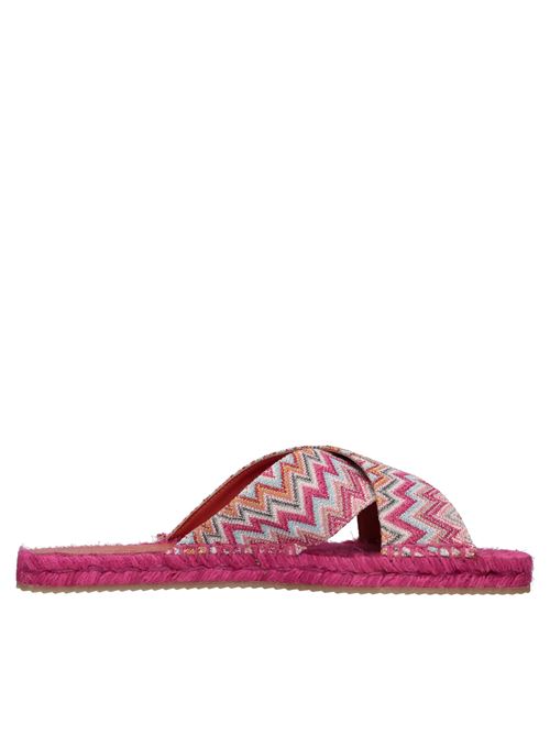 Mules in tessuto zig zag MISSONI | M28_004MULTICOLOR