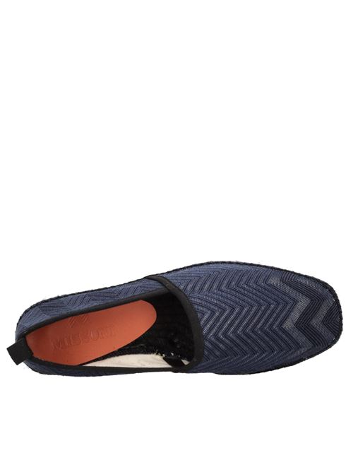 Mocassini in tessuto zig zag MISSONI | M29_002BLU
