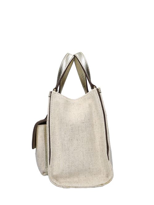 Borsa in tessuto e pelle NANNINI | 18537ORO