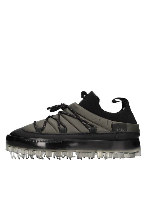 Sneakers in pelle e tessuto RBRSL | 7B2614U_Y40BD2TF95VERDE-NERO