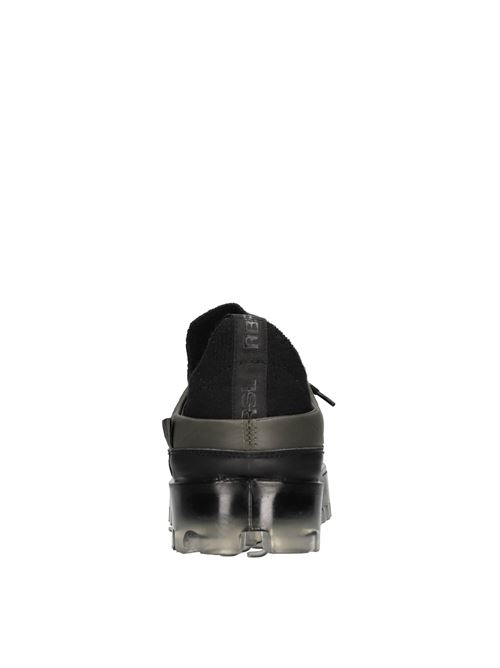 Sneakers in pelle e tessuto RBRSL | 7B2614U_Y40BD2TF95VERDE-NERO
