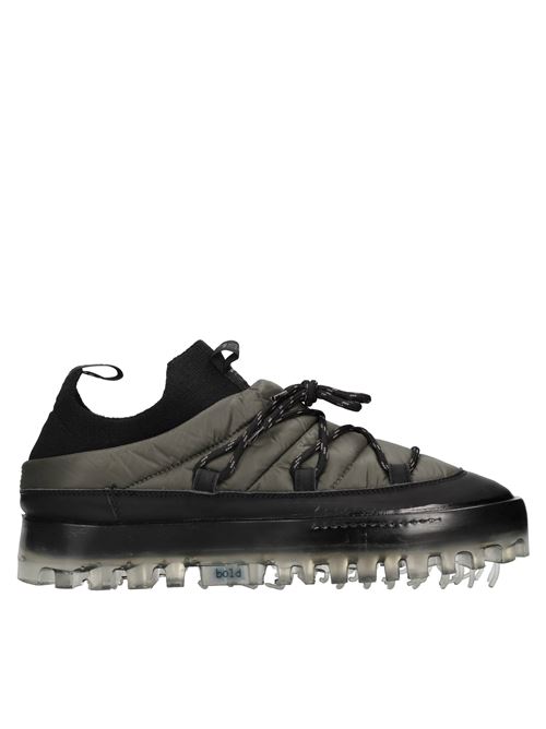 Sneakers in pelle e tessuto RBRSL | 7B2614U_Y40BD2TF95VERDE-NERO