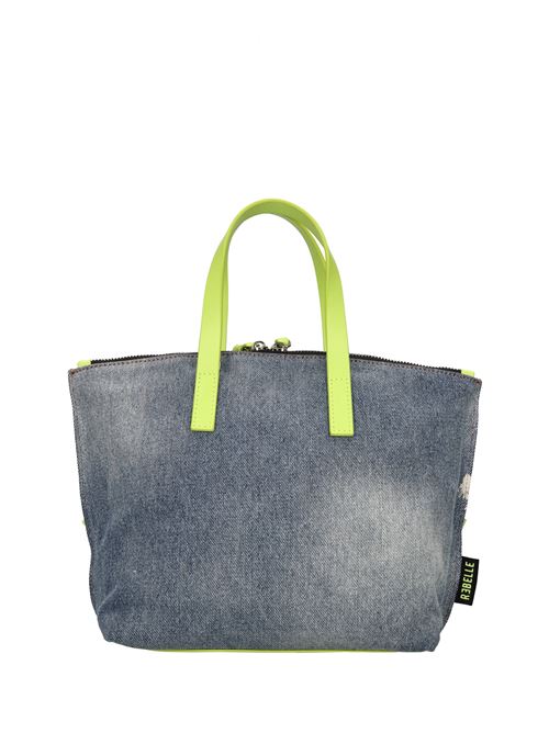 Borsa in denim REBELLE | REB0180DENIM-LIME