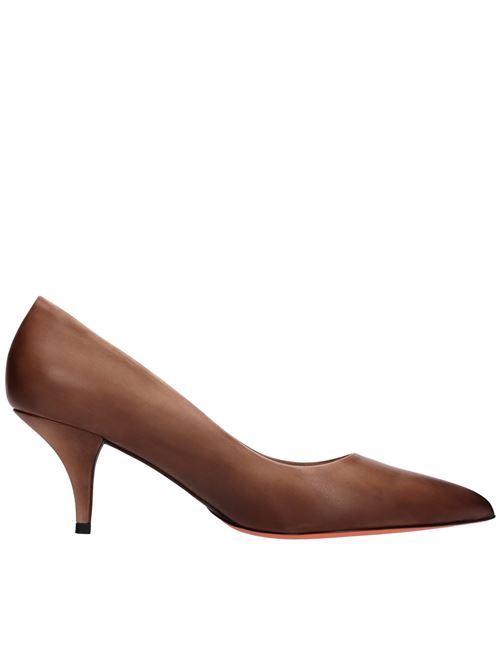 Leather pumps SANTONI | WDBU59724HA2NIVLP45MARRONE