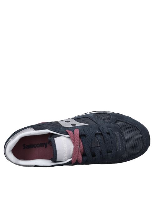 Sneakers in camoscio e tessuto SAUCONY | SHADOW ORIGINALNAVY-ARGENTO