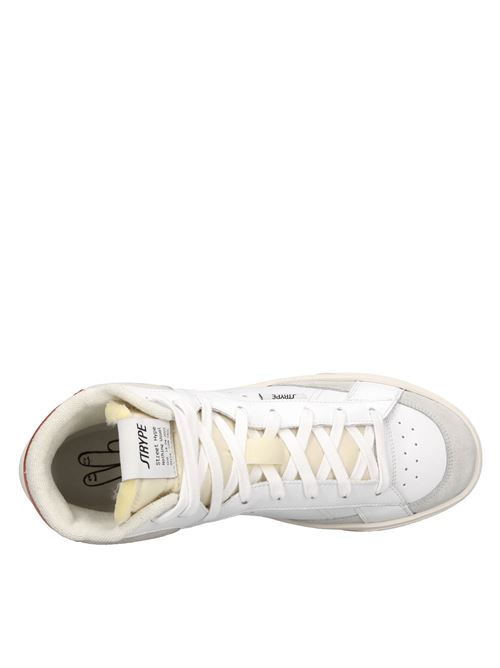 Sneakers in pelle e tessuto STRYPE | ST1501-ARABIANCO-ARANCIO