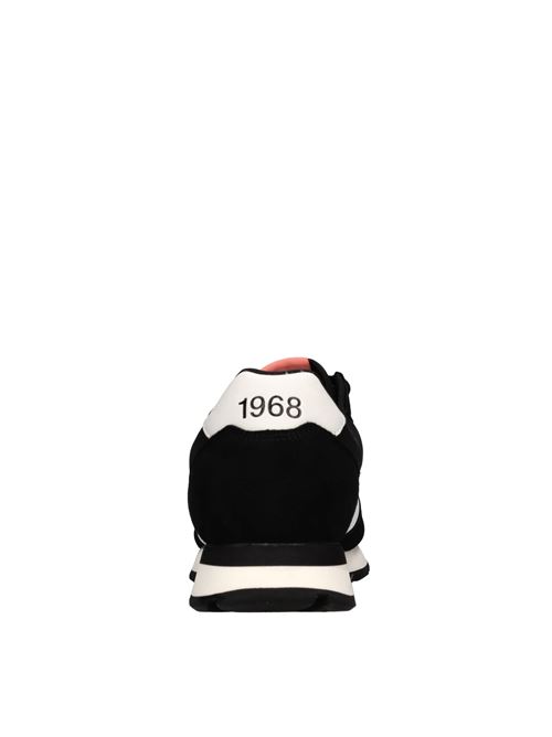 Sneakers in camoscio e tessuto SUN68 | Z34106BIANCO-NERO