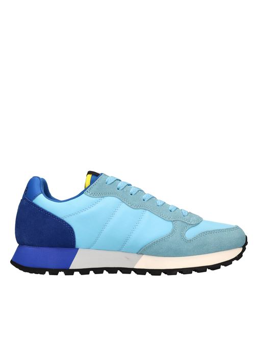 Sneakers in camoscio e tessuto SUN68 | Z34111AZZURRO-GIALLO-BLU