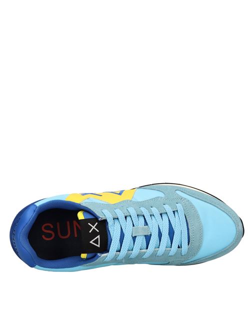 Sneakers in camoscio e tessuto SUN68 | Z34111AZZURRO-GIALLO-BLU