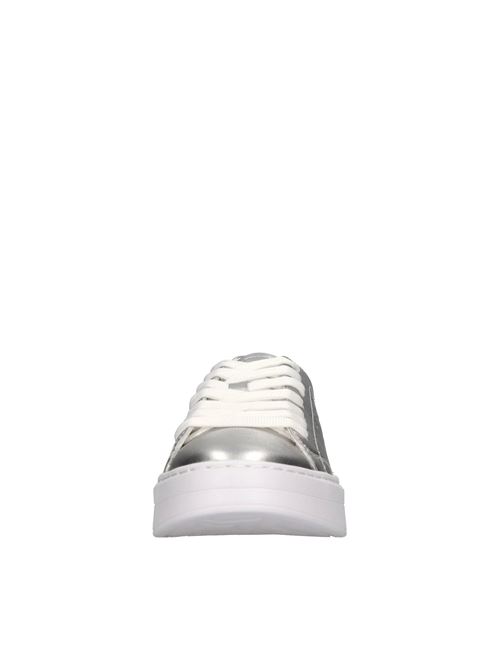 Sneakers in pelle e tessuto SUN68 | Z34226ARGENTO