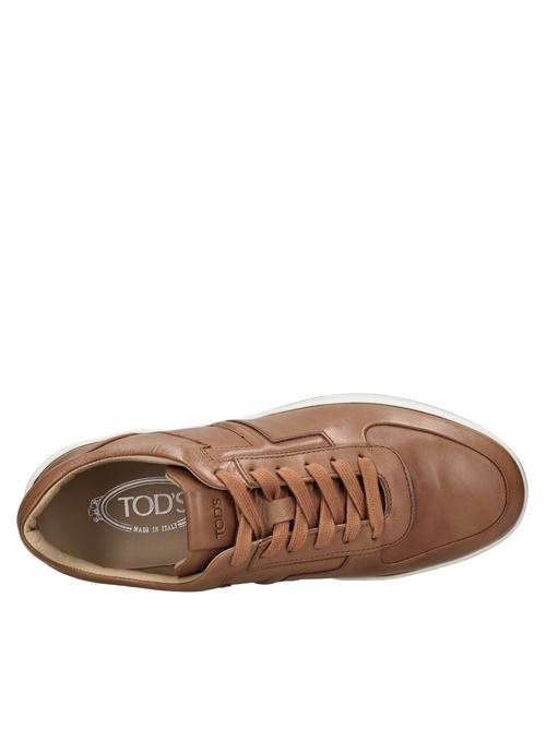 Sneakers in pelle TOD'S | XXM79B0BS10DVRS018MARRONE