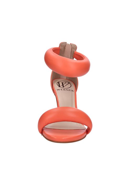 Sandali in pelle WERNER | 1-20528ARANCIO