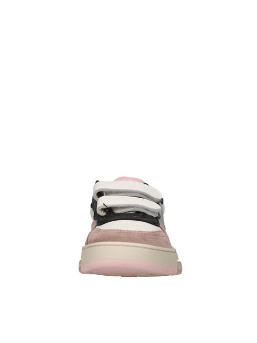 Sneakers in pelle 2B12 | BABYHYPER-WV015BIANCO-ROSA-ARGENTO-NERO-ZEBRA