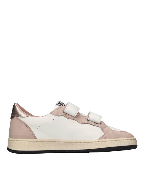 Sneakers in pelle 2B12 | BABYPLAY-W103BIANCO-ROSA