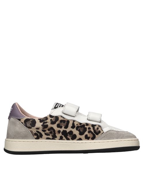 Sneakers in pelle 2B12 | BABYPLAY-W95BIANCO-LEOPARDATO-LAVANDA-ARGE