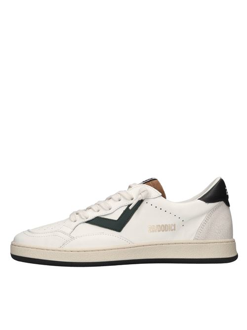 Sneakers in pelle 2B12 | JRPLAY-M98BIANCO-VERDE-NERO