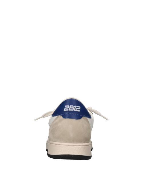 Sneakers in pelle 2B12 | JRPLAY-M99BIANCO-NERO-BLU