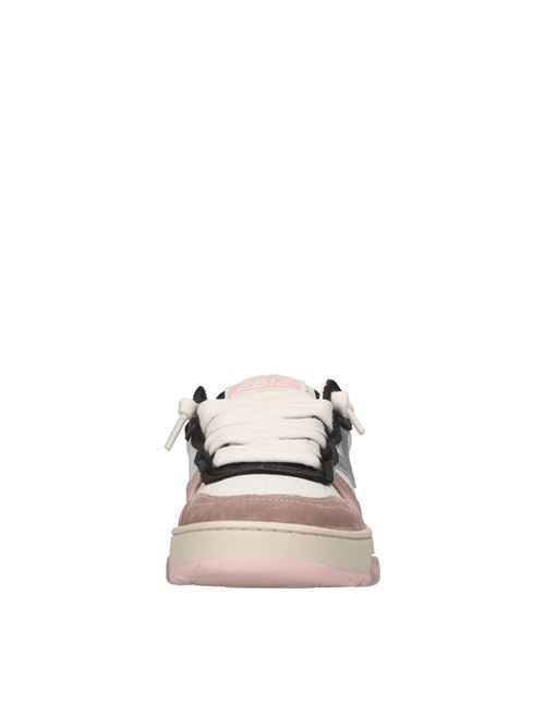 Sneakers in pelle ed ecopelle 2B12 | MINIHYPER-W015BIANCO-ROSA-ARGENTO-NERO-ZEBRA