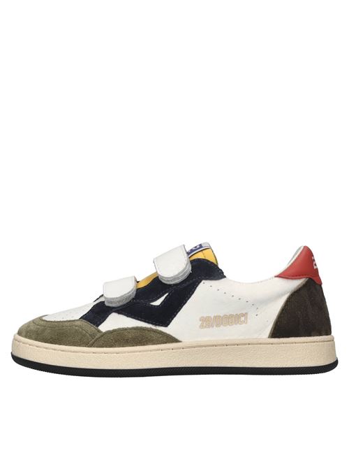 Sneakers in pelle 2B12 | MINIPLAY-M105BIANCO-VERDE-BLU-ROSSO