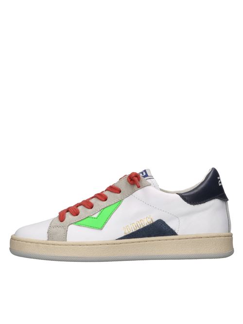 Sneakers in pelle 2B12 | MINI.SUPRIME-51BIANCO-VERDE-NERO