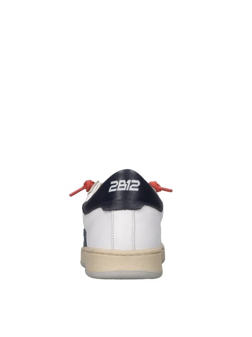 Sneakers in pelle 2B12 | MINI.SUPRIME-51BIANCO-VERDE-NERO