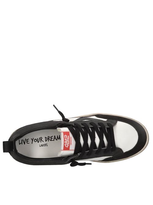 Sneakers in pelle 4B12 | LAKERS-011BIANCO-NERO