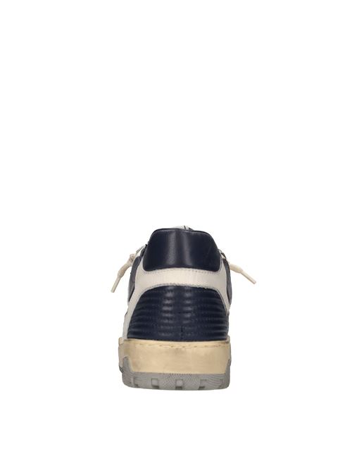 Sneakers in pelle 4B12 | OLIMPIA-U01BIANCO-BLU