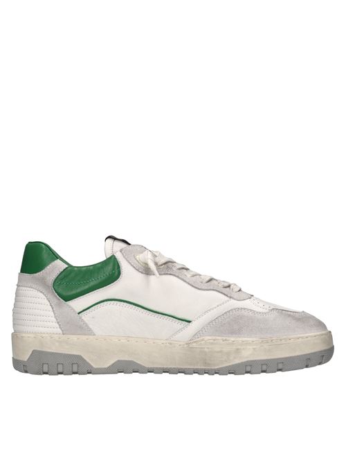 Sneakers in pelle 4B12 | OLIMPIA-U03BIANCO-VERDE