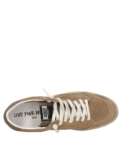 Sneakers in camoscio 4B12 | PLAYNEW-U126TOBACCO